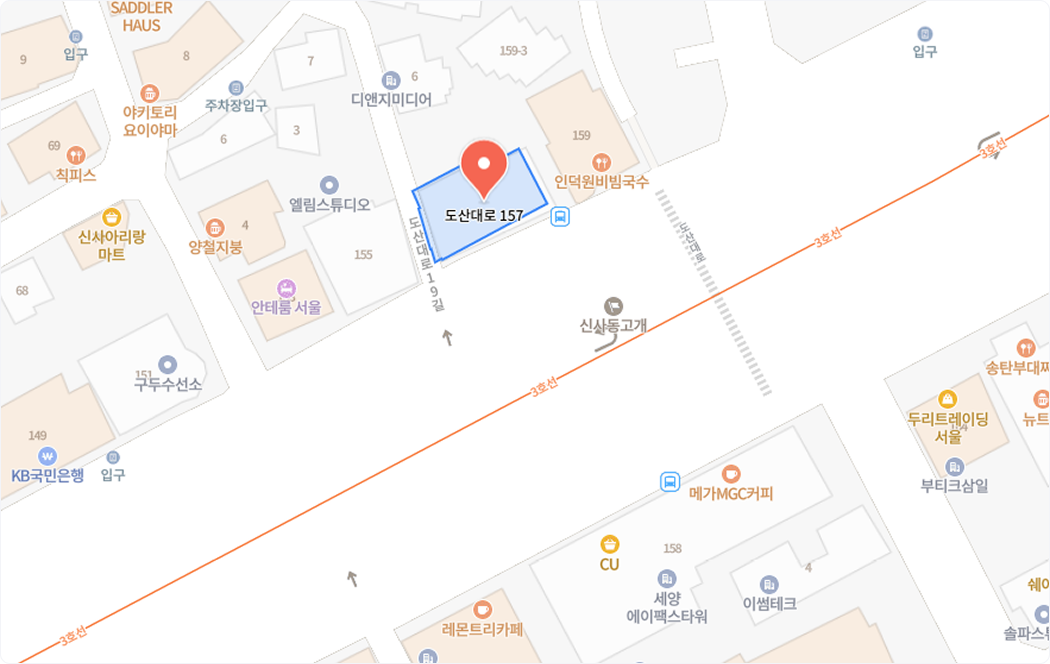 파스칼의원 오시는 길 지도